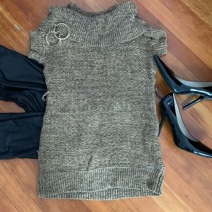 Guess sweater dress tunic short sleeve sz small